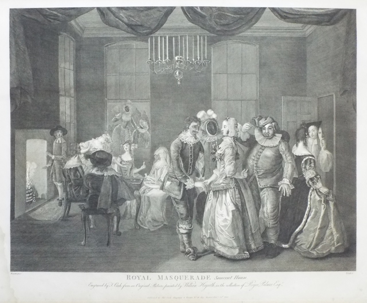 Print - The Royal Masquerade at Somerset House - Cook